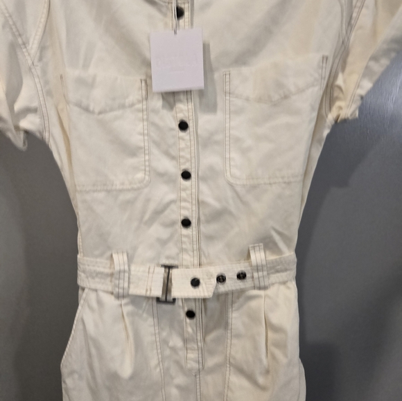NWT Women's Pistola Freya Antique White Jumpsuit Sz S $188 SOLD OUT - Picture 5 of 8
